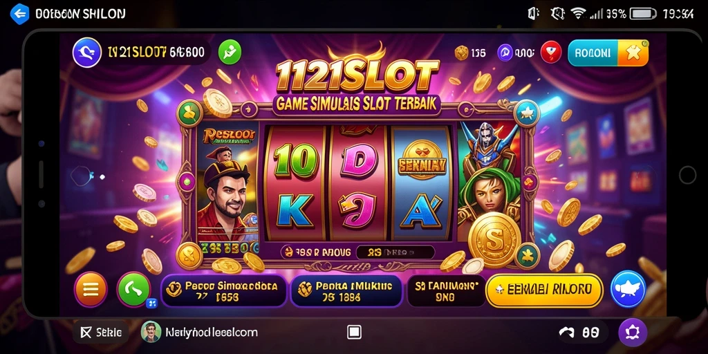 Gameplay seru dalam 1121SLOT dengan mesin slot beragam.