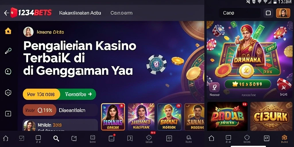 Screenshot utama dari gameplay <strong>1234BETS</strong> yang menampilkan suasana Kasino yang menegangkan.