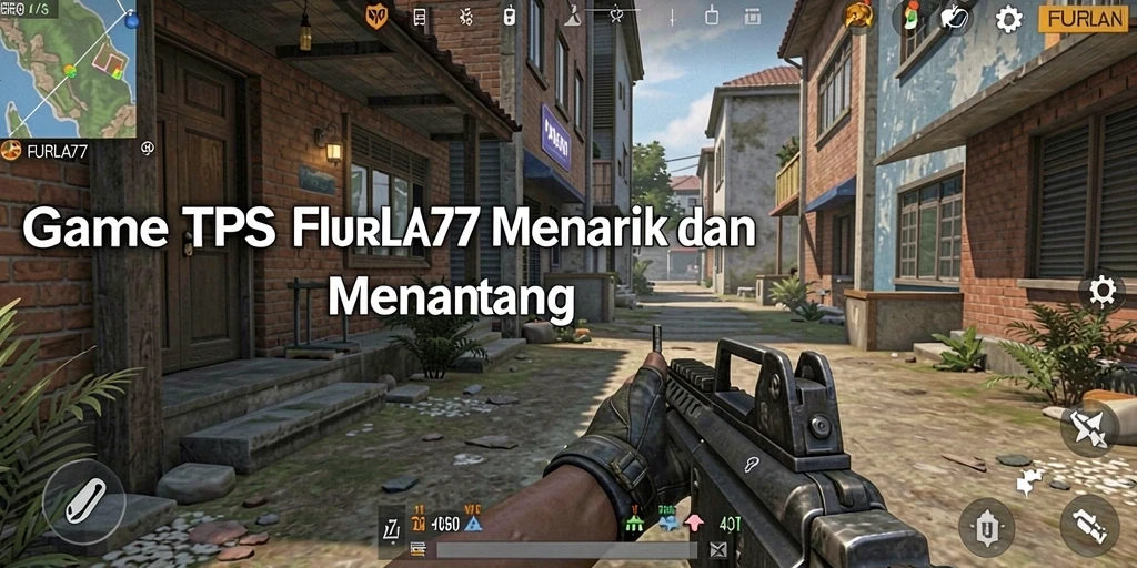 Tampilan gameplay menarik FURLA77 dengan karakter dan peta yang menawan.