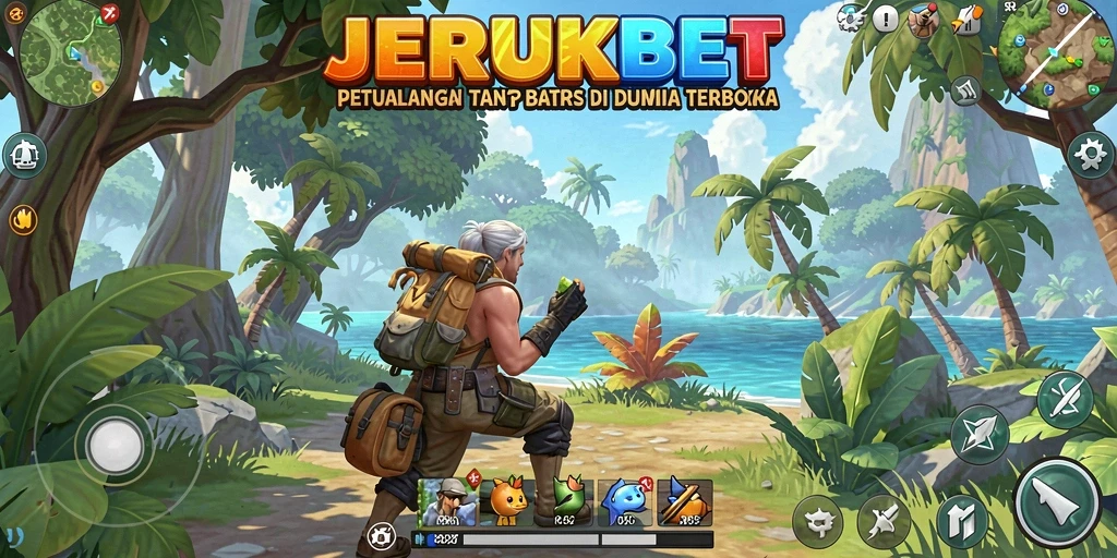 Gameplay menarik di dunia terbuka JERUKBET yang luas.