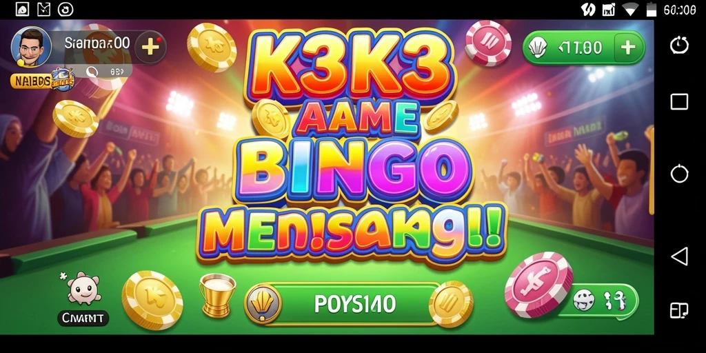 Screenshot gameplay K3K3, menampilkan keseruan bermain Bingo.