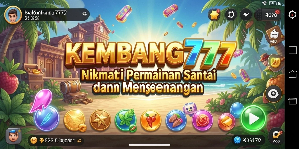 Screenshot gameplay KEMBANG777 yang menyenangkan dan interaktif.