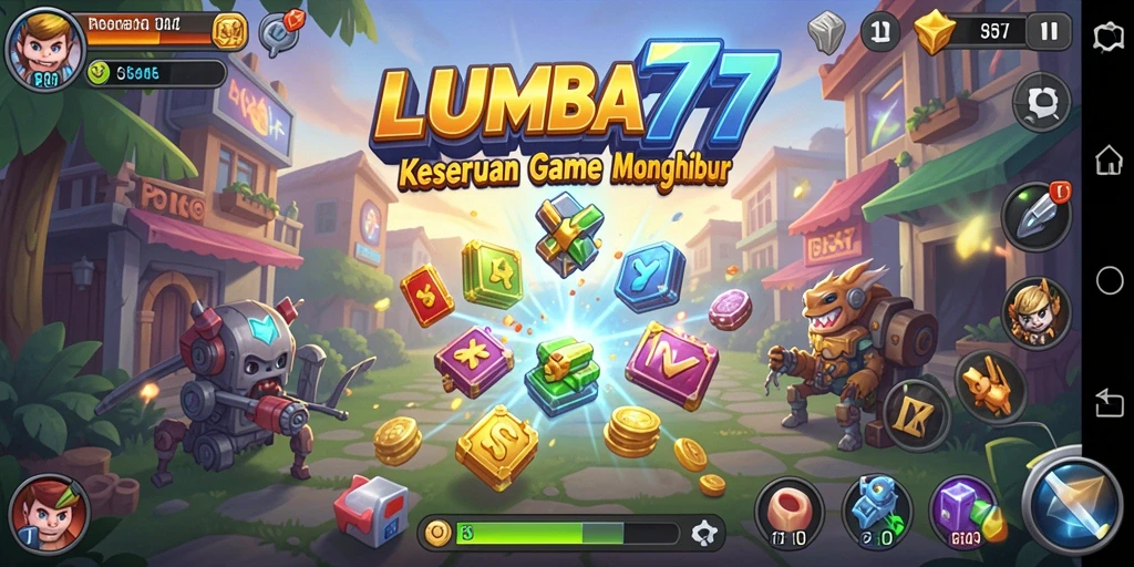 Tampilan gameplay LUMBA77 yang menawan dan santai.