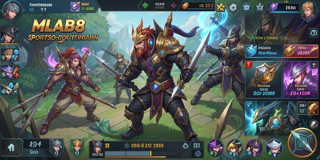 Tampilan gameplay Sportsbook MLBB8 yang menarik dan interaktif.
