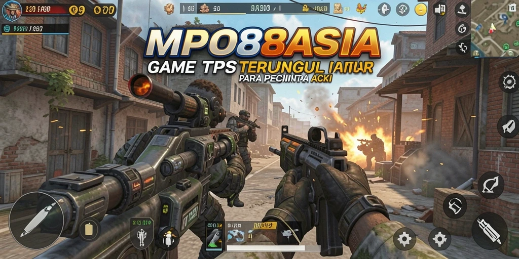 Tangkapan layar dari MPO88ASIA menampilkan aksi seru dalam gameplay TPS.