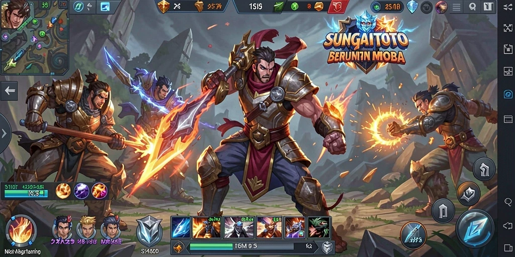 Tampilan gameplay menegangkan SUNGAITOTO dengan aksi seru dan strategi tim.
